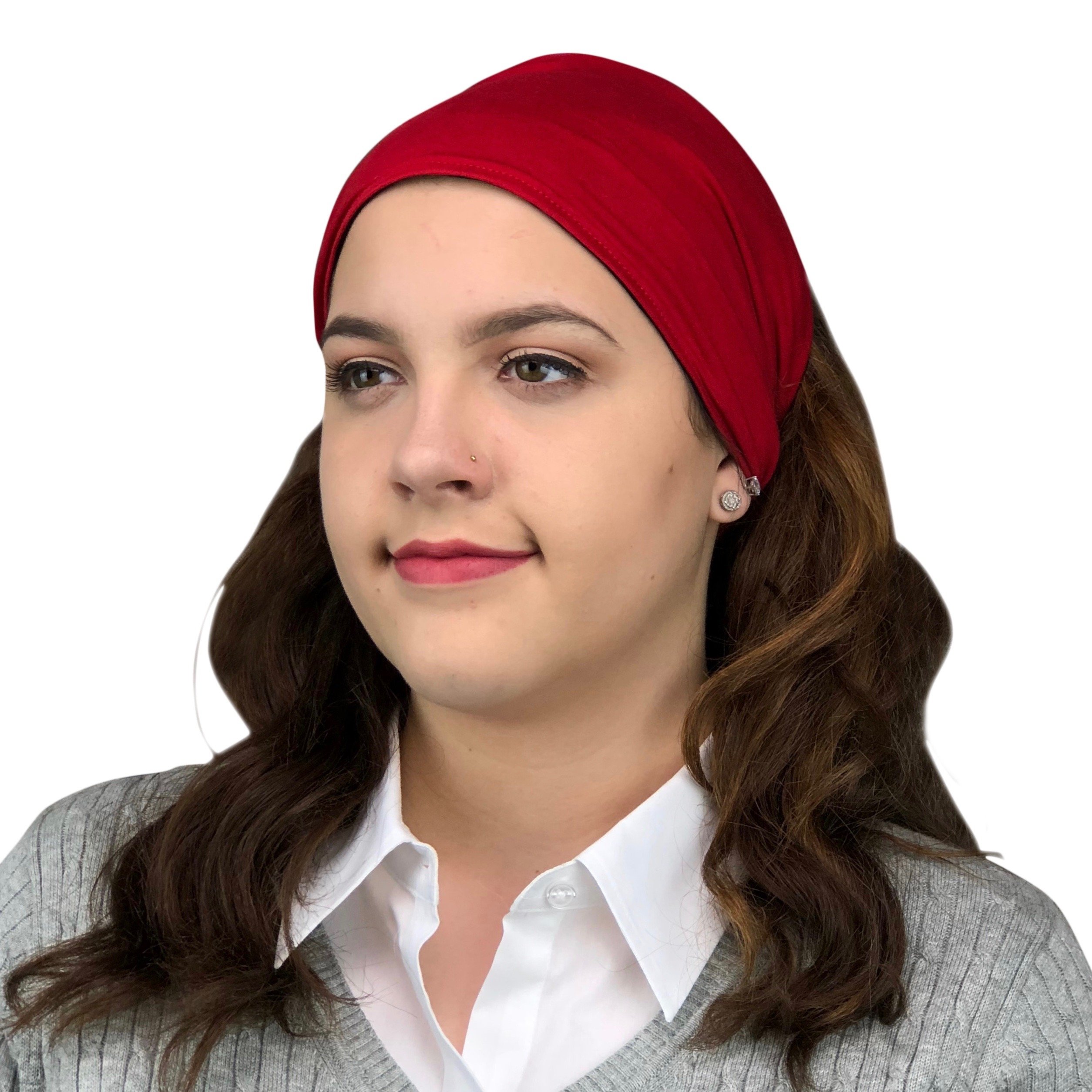 Satin Life Satin Lined Headband, Protective Style (Red)