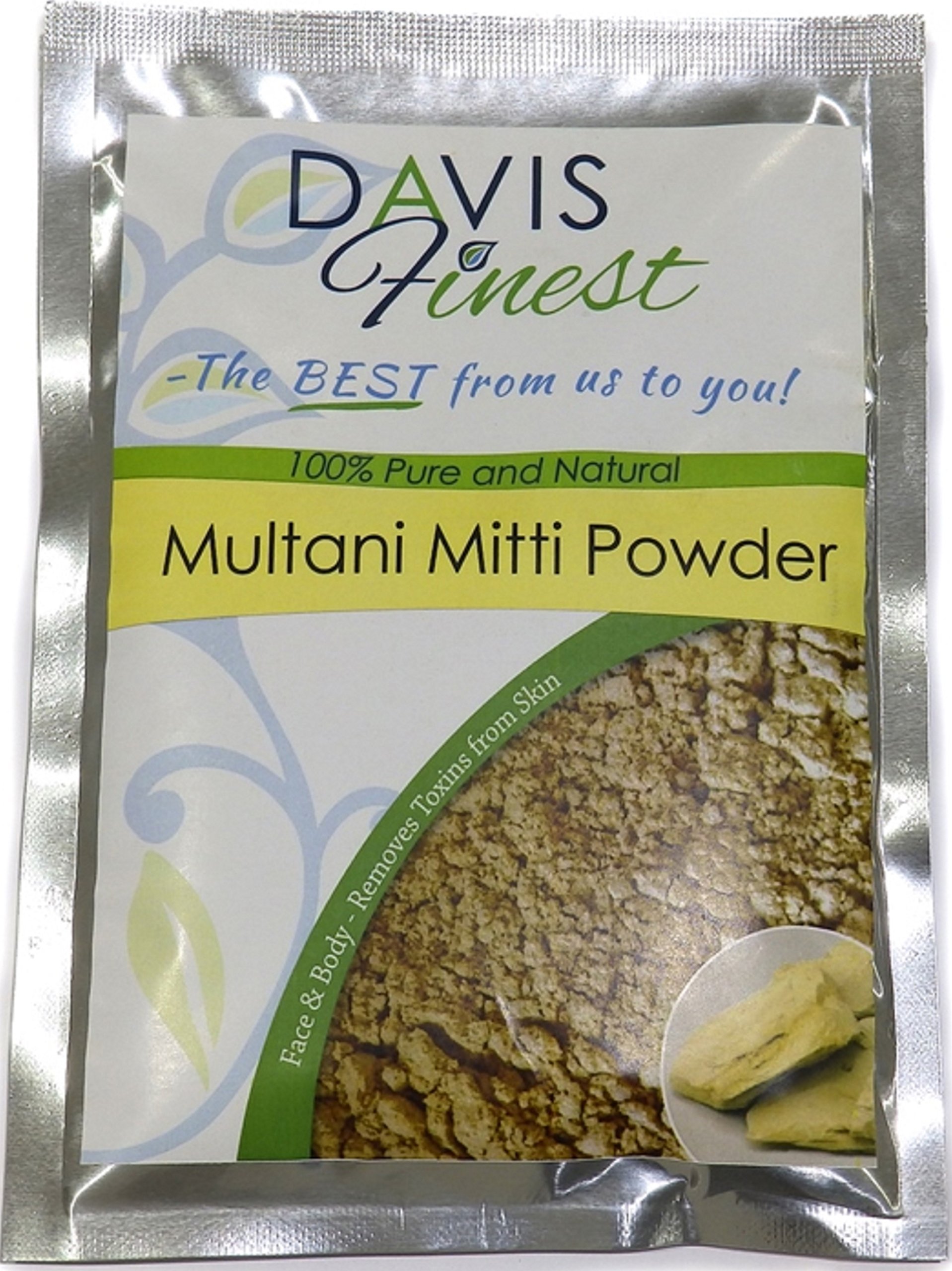 Buy Davis Finest Multani Mitti Powder, Fullers Earth Indian Healing