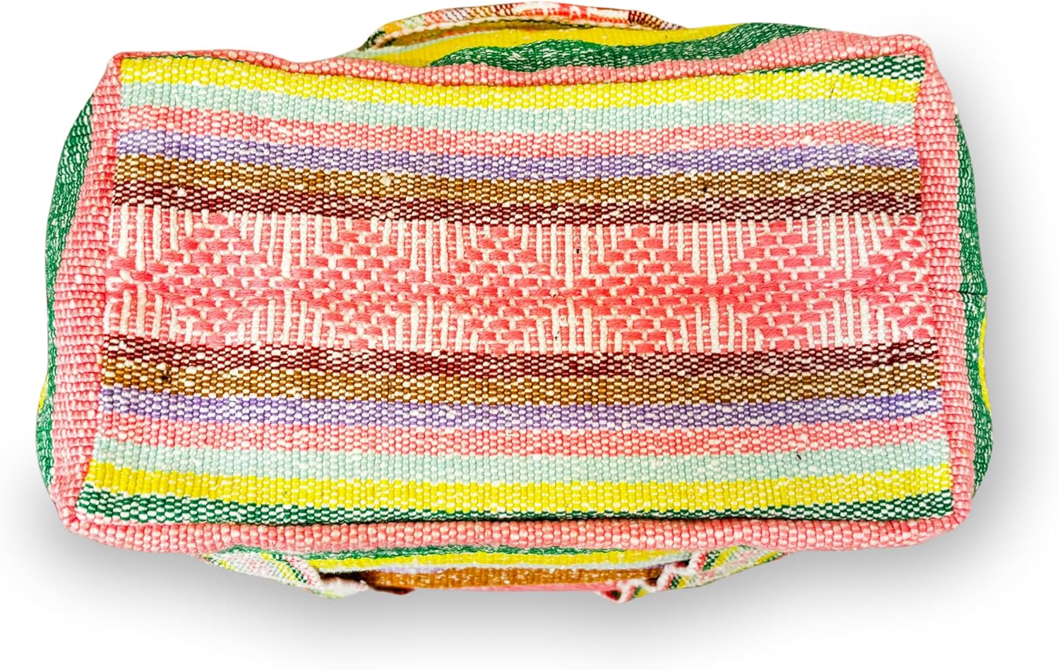 Handmade Mexican Backpack, Day Bag, Travel Bag, Utility, Pastel Pink, Semi-Large