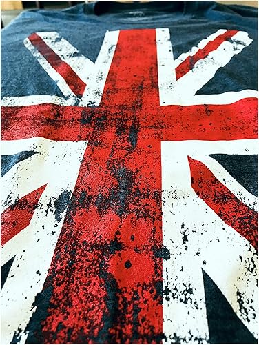 Miniatura 5 de Union Jack Flag Reino Unido Reino Unido Gran Bretaña Británica para Hombres Mujeres Camiseta