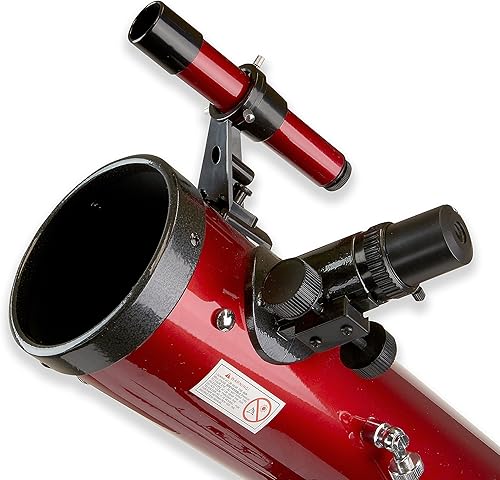 Miniatura 5 de Carson Red Planet Series - Telescopio reflector newtoniano de 35-3.071x2.992 in con adaptador universal de digiscopio para smartphone y aplicación