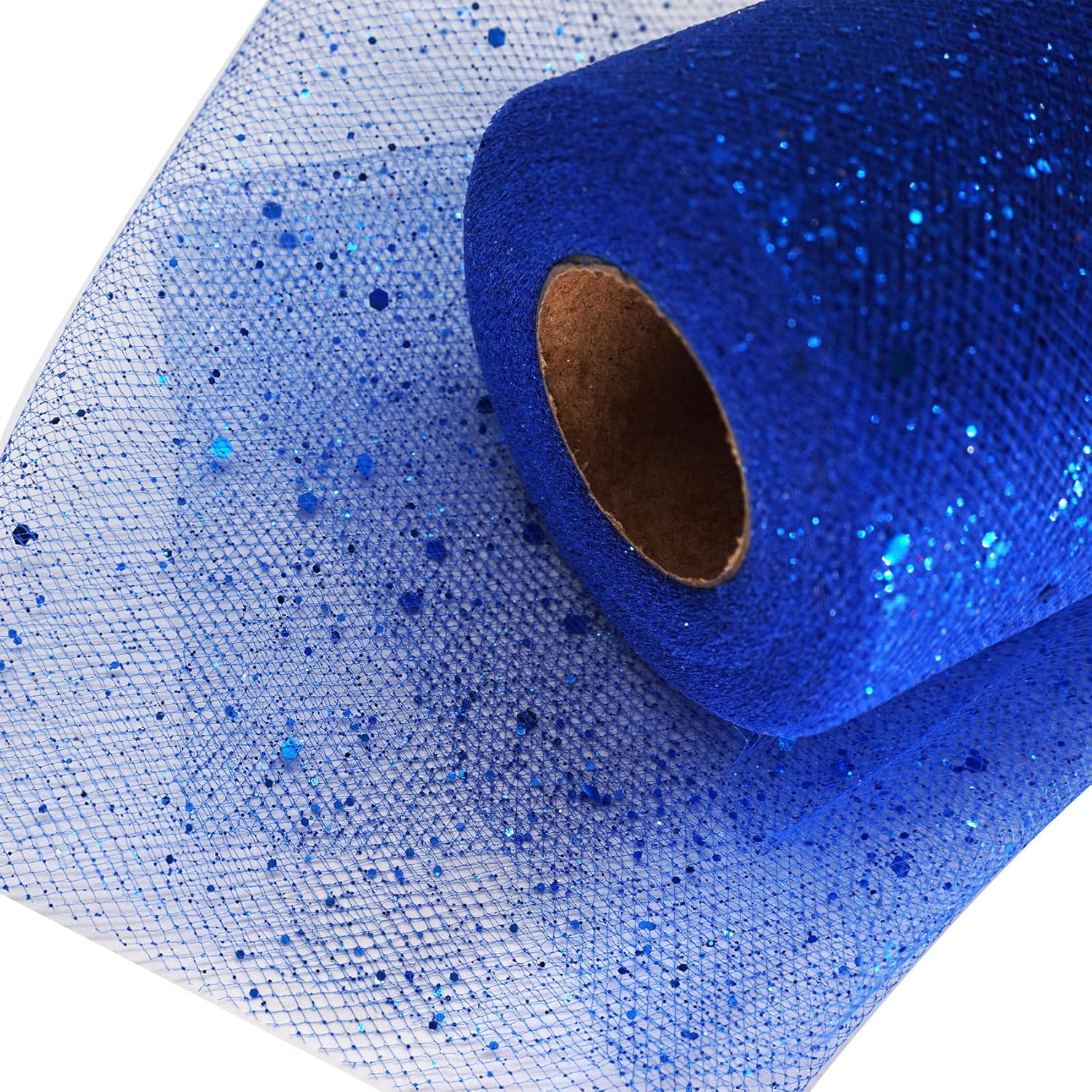 Glitter Tulle Fabric Rolls 6 Inch 50 Yards (150FT) Sequin