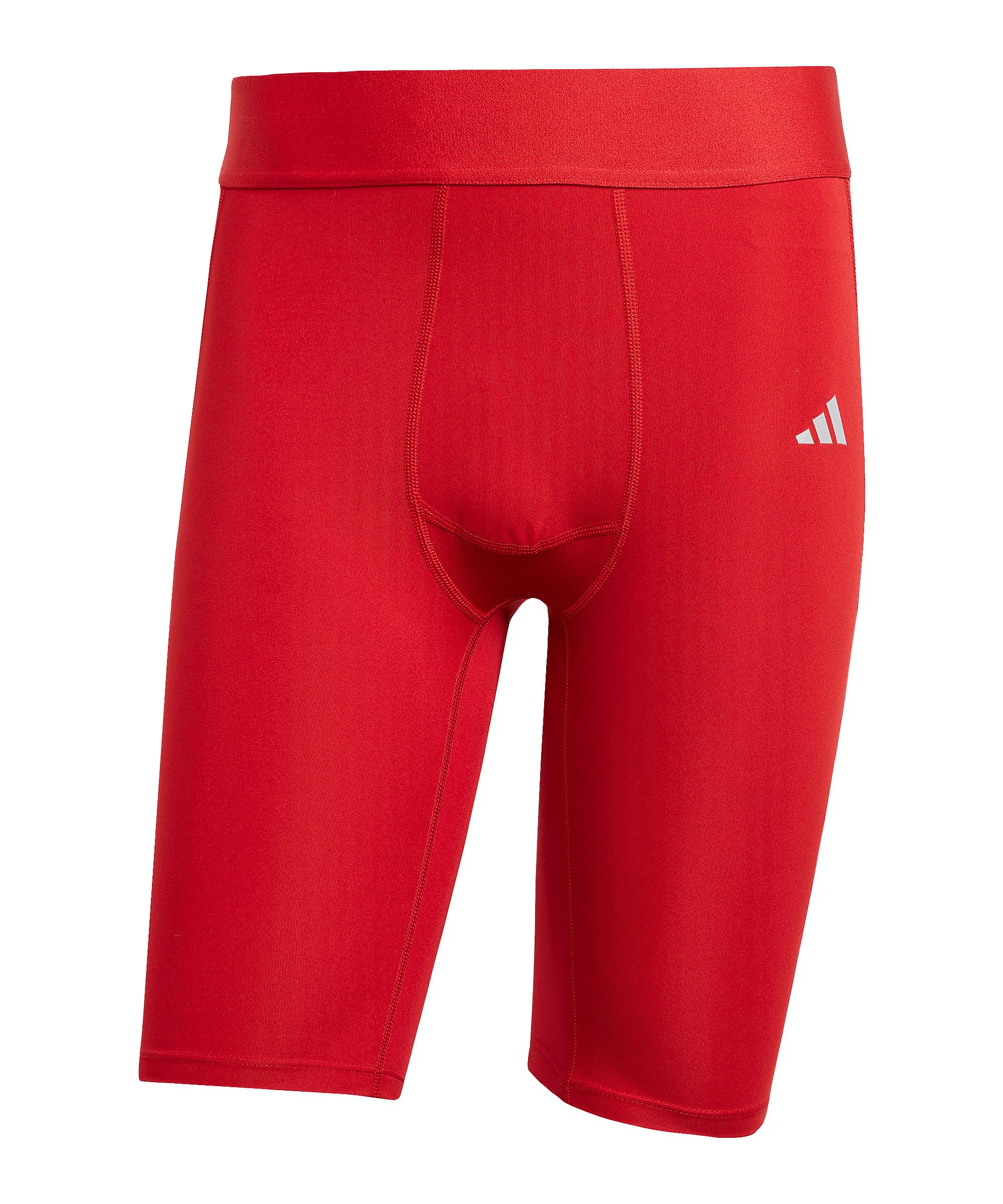 adidas Men's Techfit Short Tight Men Tights, team power red 2, XXS