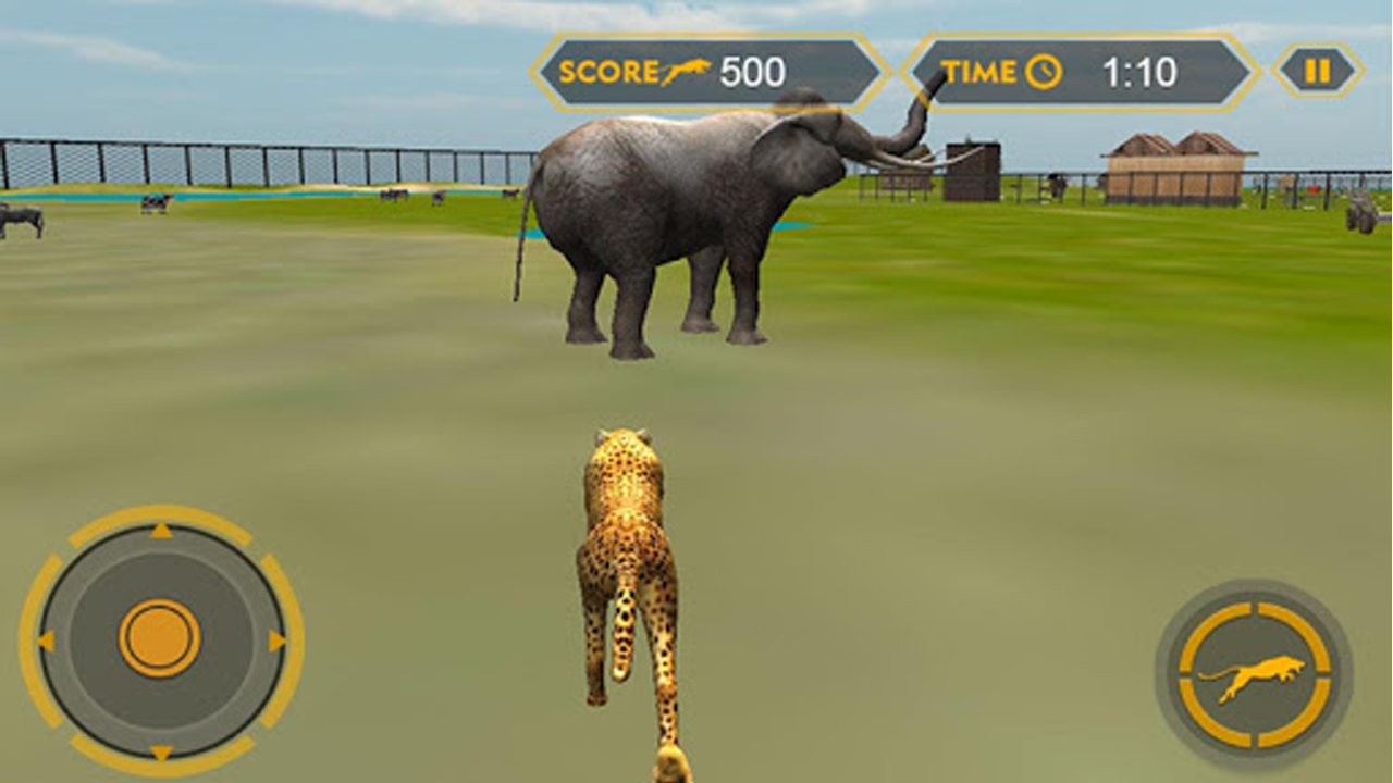 Angry Cheetah Running Hunter Simulator; Offline Wild Safari Animal