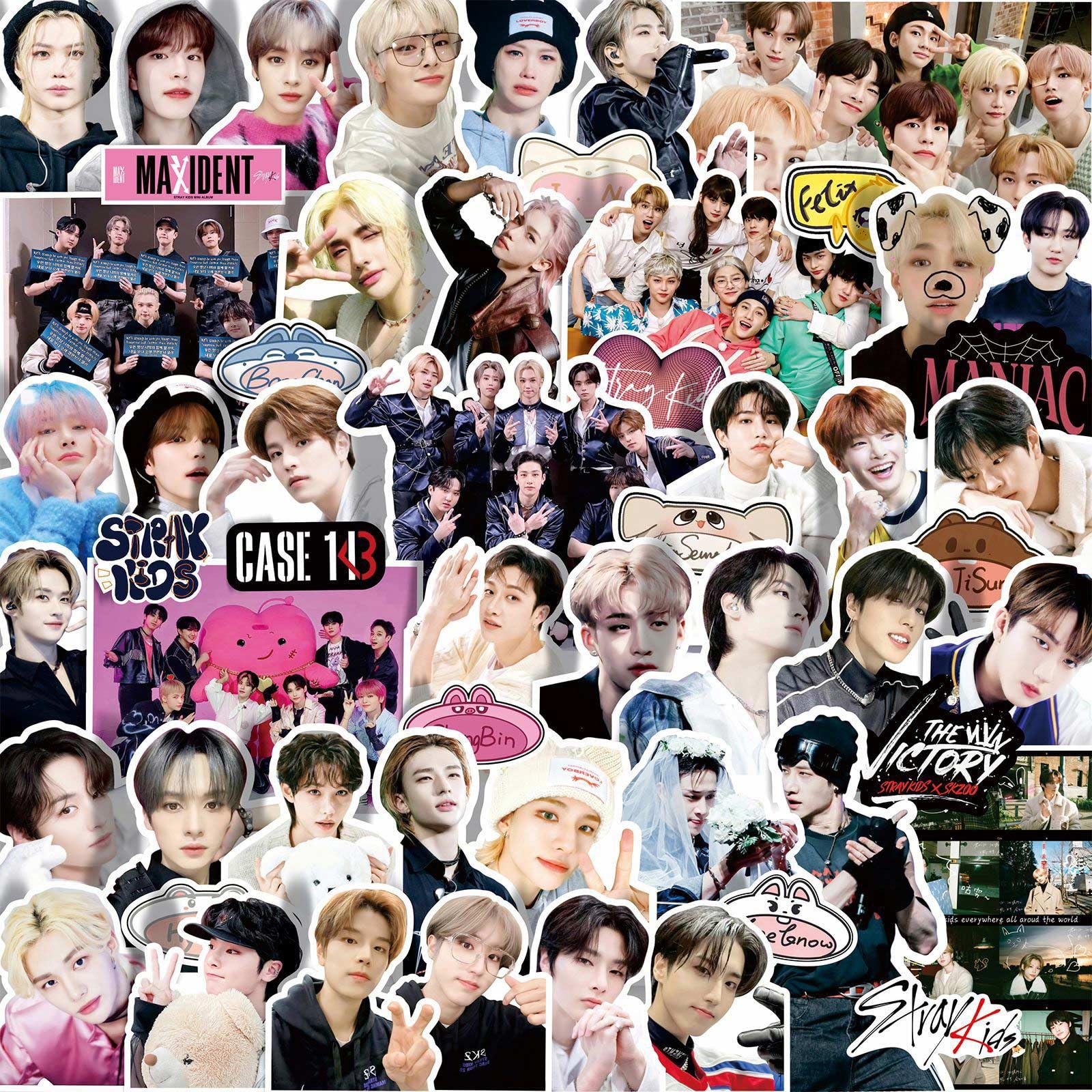 S-K Stickers BangChan Lee Know Changbin Hyunjin Han Felix Seungmin I.N Stickers for Fans — image 1