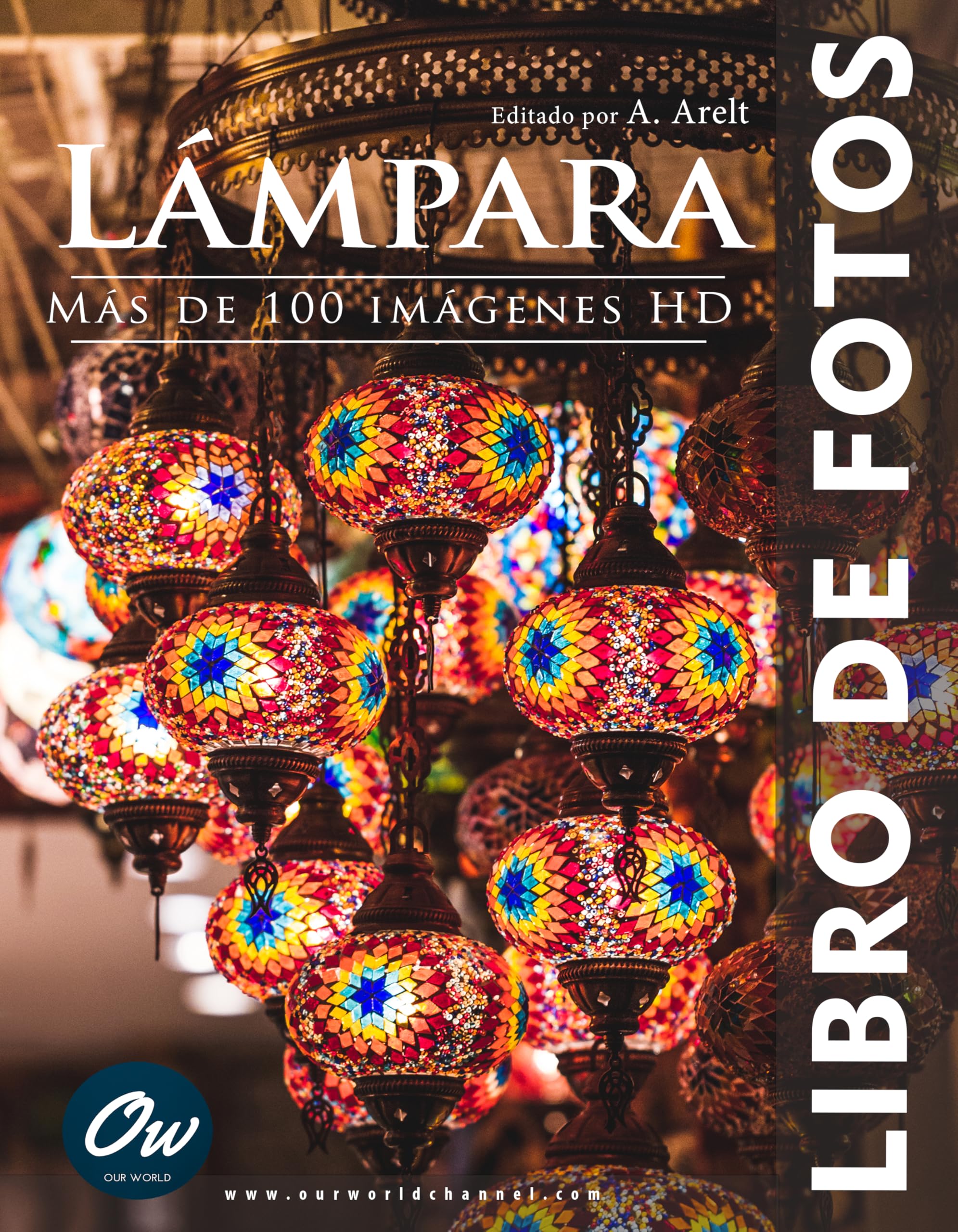 Livre photo lampe cadeau idéal édition espagnole pour anniversaire