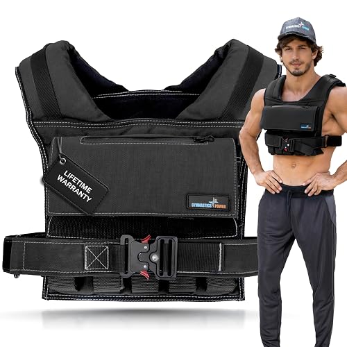 Gymnastics Power Adjustable Weighted Vest for Men and Women