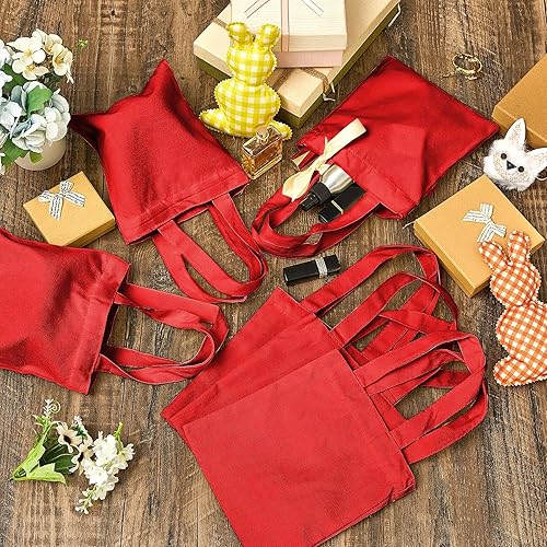 Vista 126 de Amylove 24 mini bolsas de lona en blanco para sublimación, reutilizables, para comestibles, equipaje de bricolaje, para fiestas incluso