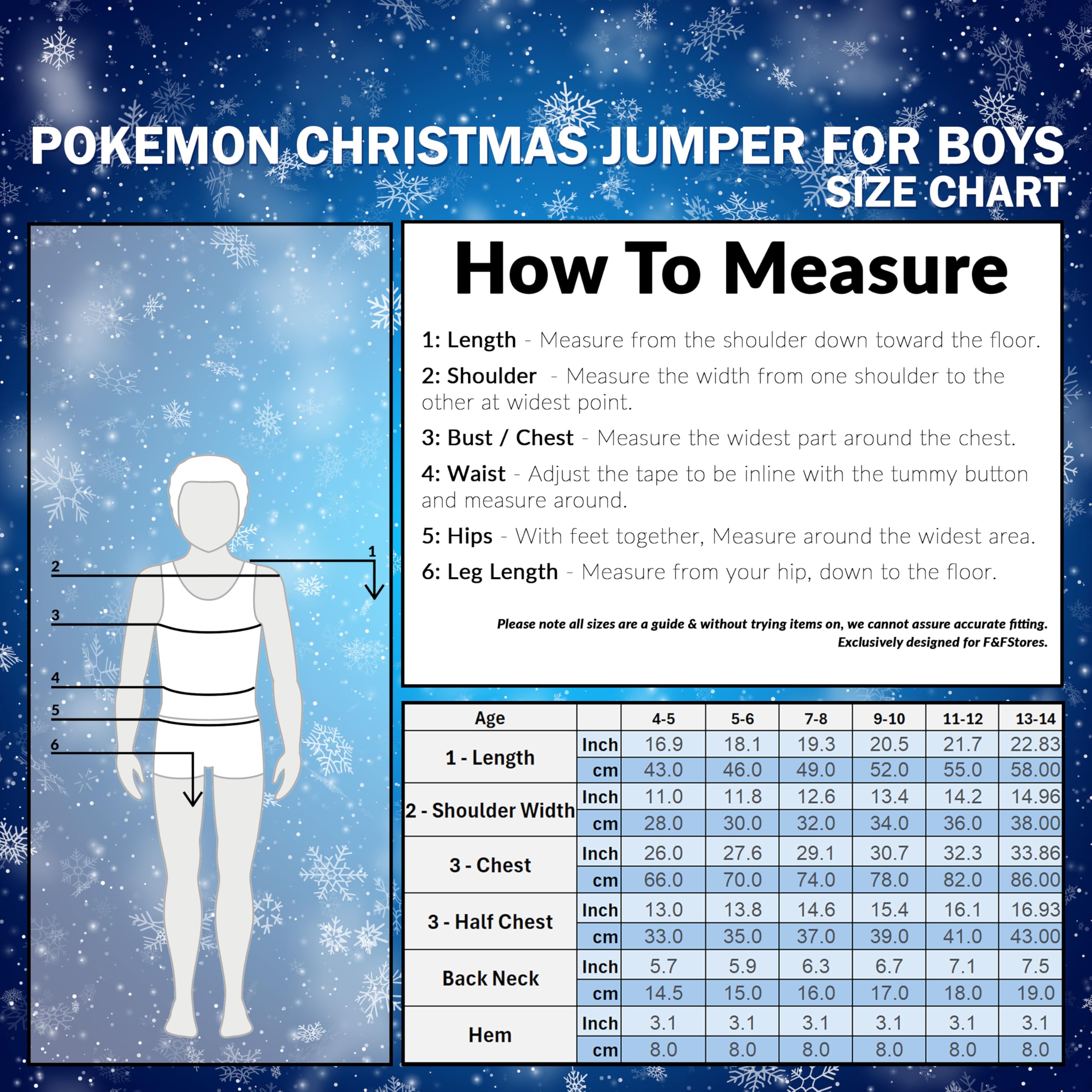 Pokémon Jersey de Navidad Suéter de Punto Cuello Redondo para Niños Adolescentes