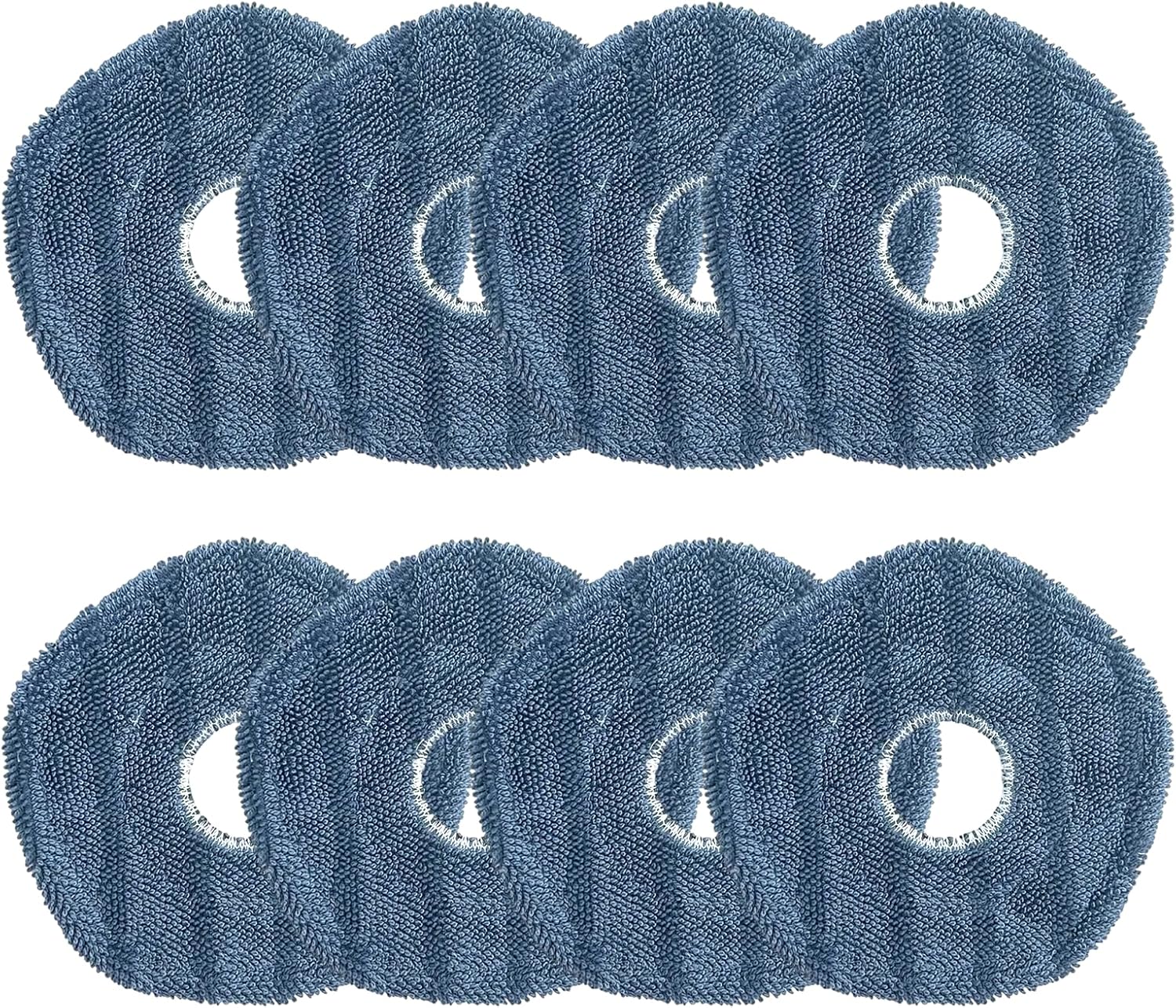 Loszaral 8Pcs X10 Pro Omni Mop Pads Accessories for Eufy X10 pro Omni – Washable Microfiber Mopping Cloth Refills, Reusable Replacement Pads for X10Pro Omni Robot Vacuum Cleaner