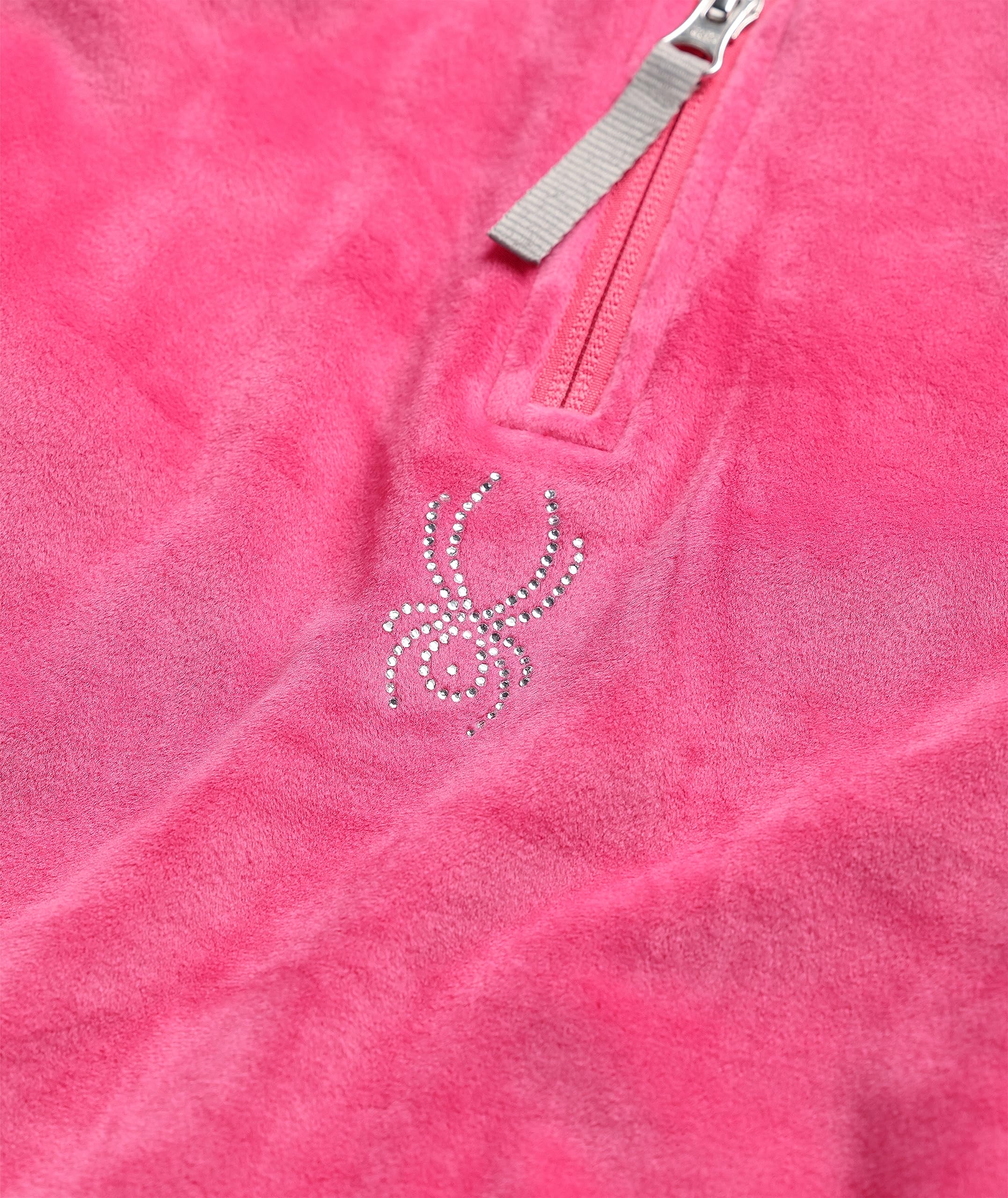 Spyder Shimmer Bug - Camiseta con cremallera de 1/2 para niñas (niños grandes)