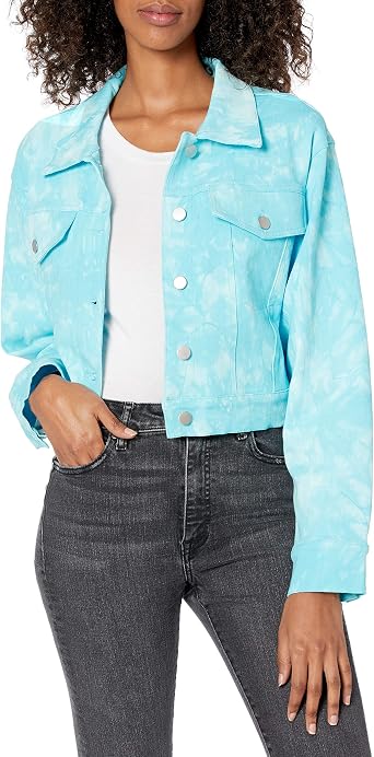 Sugar Lips Women's Cropped Denim Jacket 