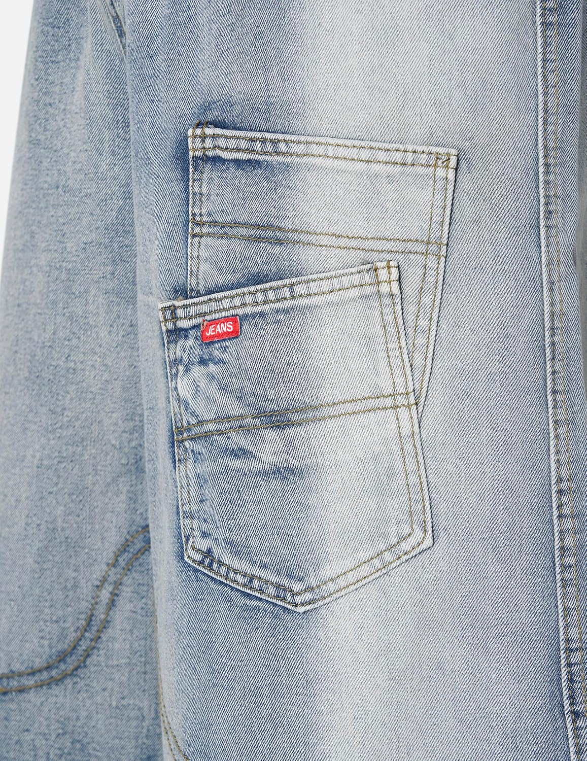 Aelfric Eden Stacked Pocket Longline Jorts Baggy Denim Shorts Casual Y2K Streetwear Unisex Jean Shorts - Image 6