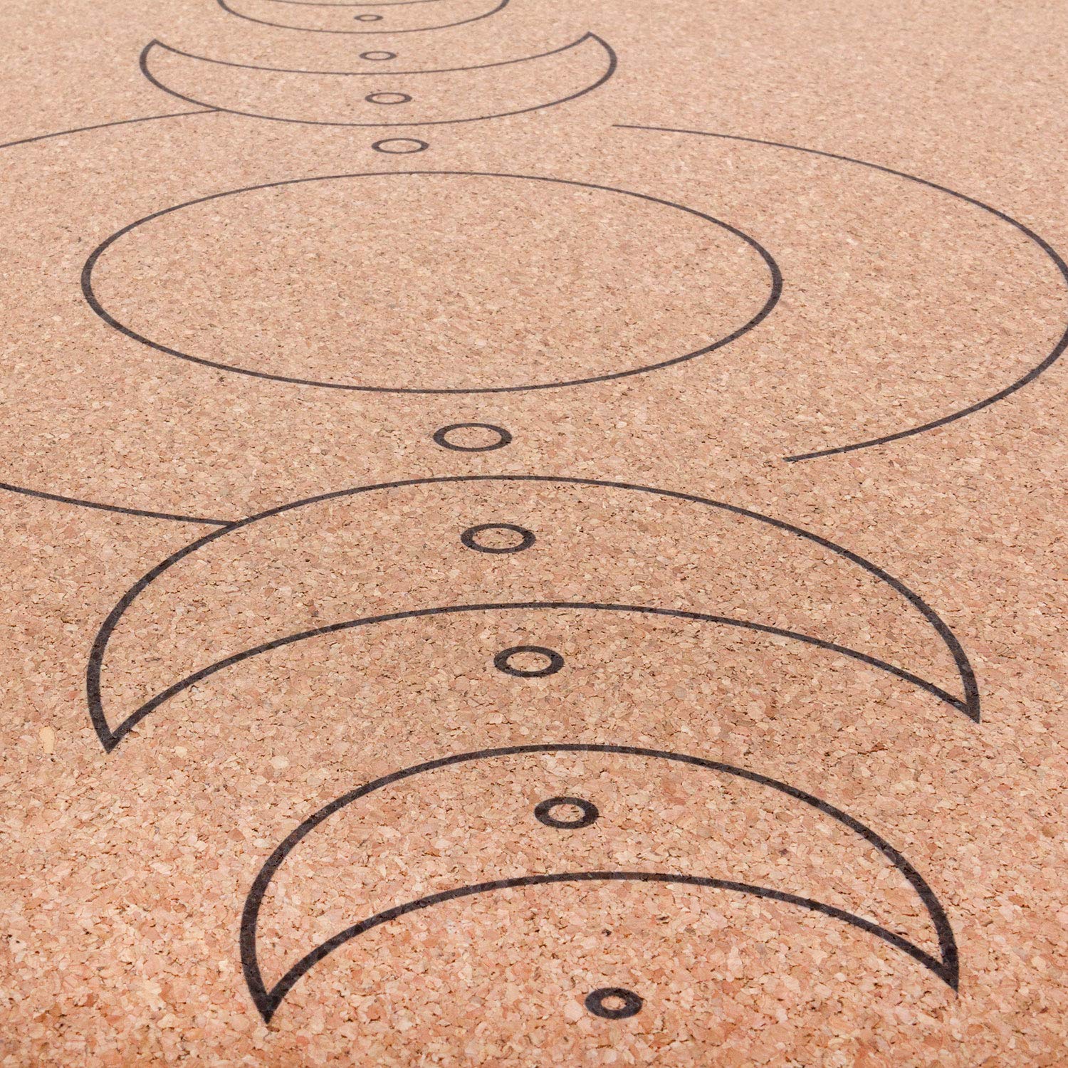 bodhi Yogamatte Kork | 4 mm | 100% Nachhaltig & Ökologisch | Hohe Rutschfestigkeit | Yoga Matte aus Kork & Naturkautschuk | Ideal für Hot Yoga | 185 x 66 x 0,4 cm | Unterschiedliche Motive