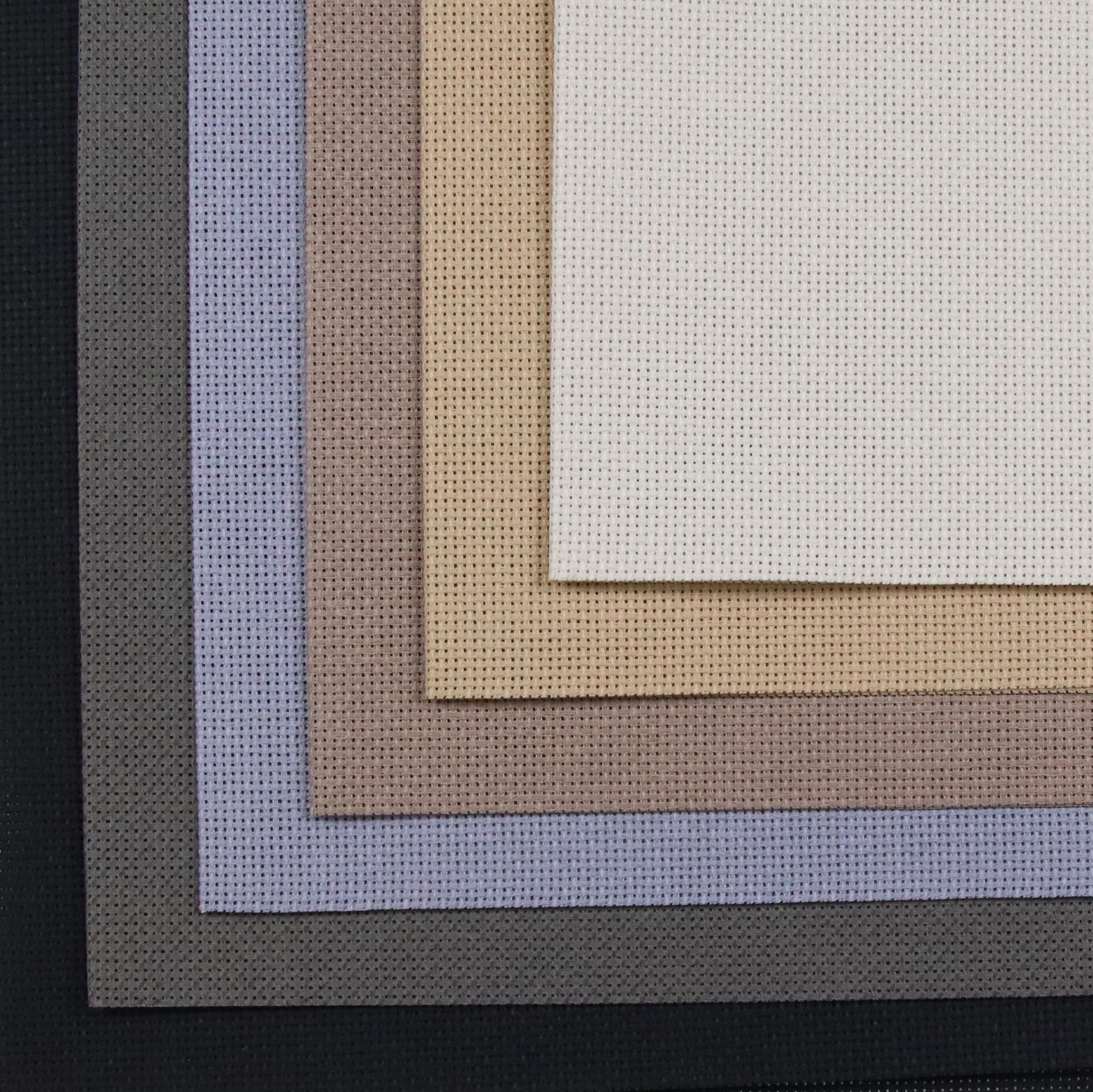KCS 6 pc of 12" x 18" (30cmx45cm) 18 Count Cotton Aida Cloth Cross Stitch Fabric (18CT-K)