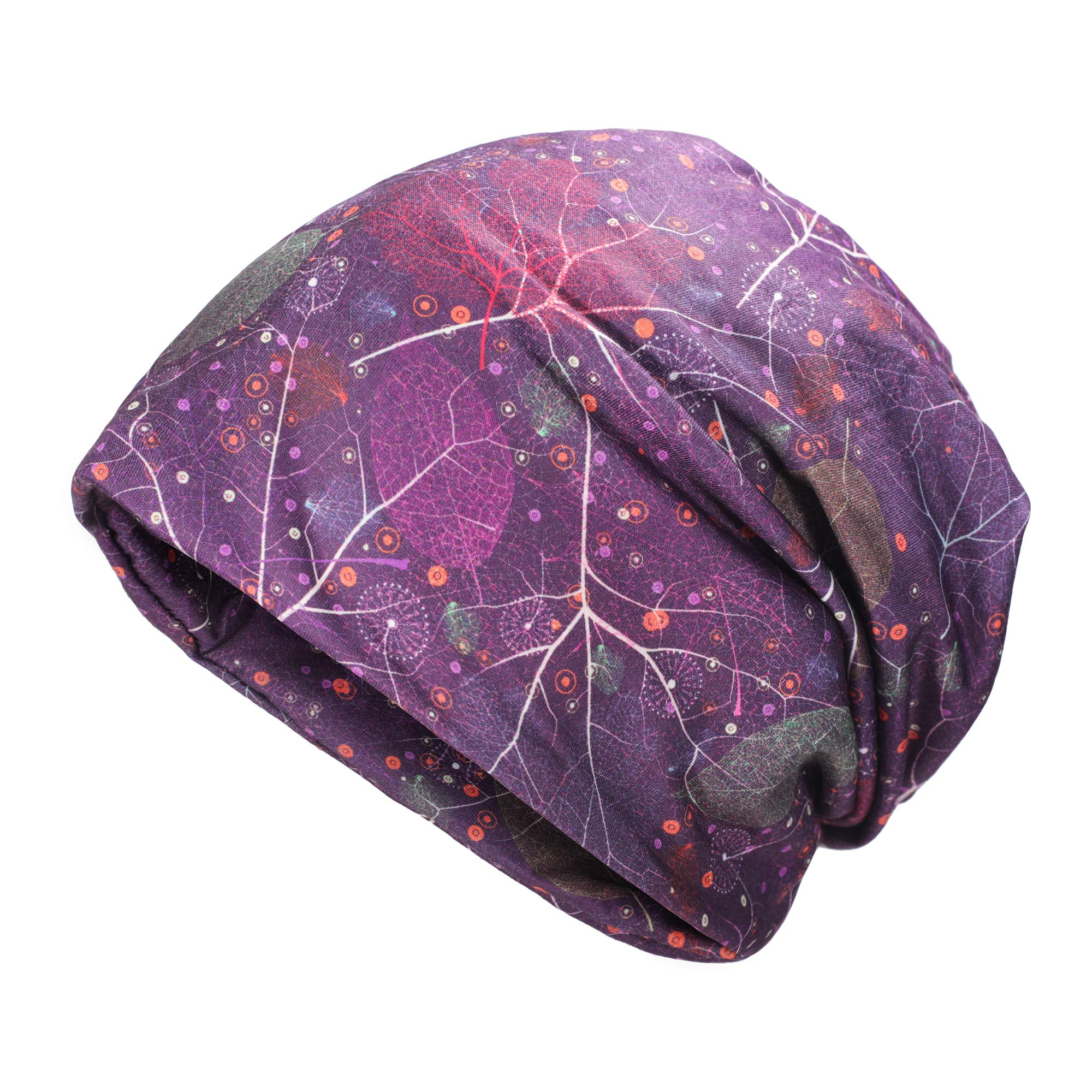 ZLYC Bonnet Fin d'été pour Femme - Motif Floral - Léger