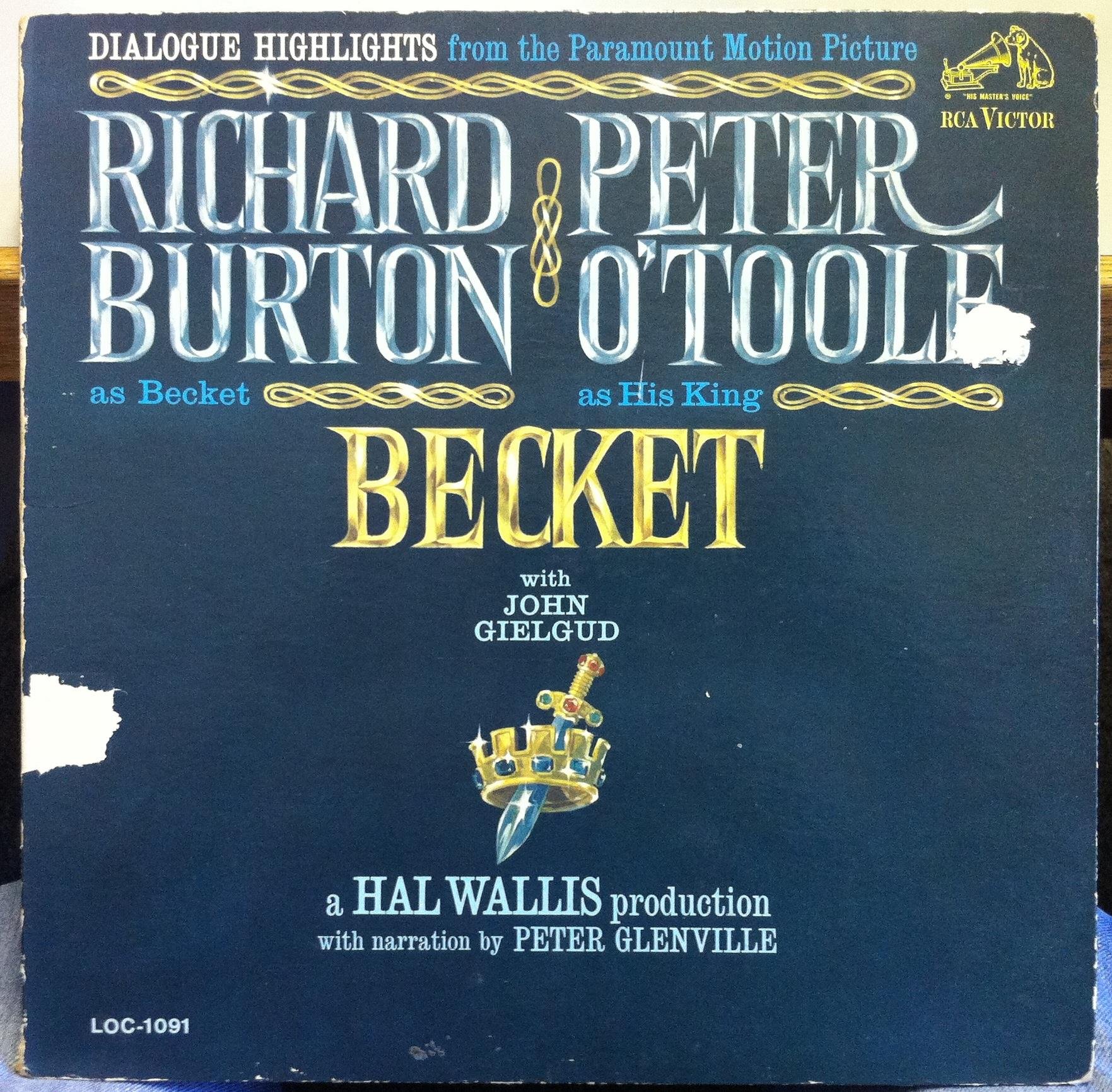 SOUNDTRACK Dialogue Highlights BECKETT vinyl record