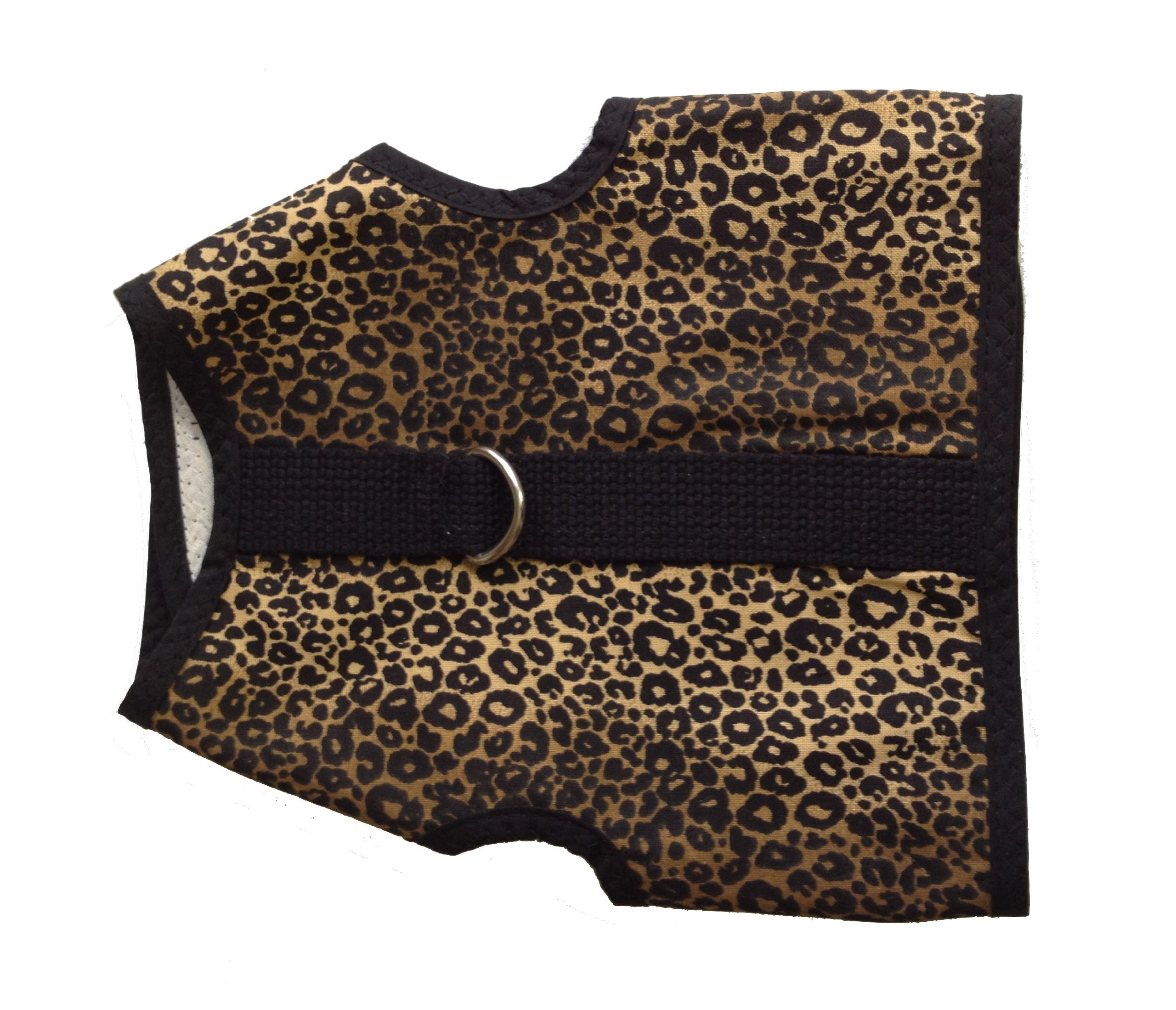 Doggy Holster Dog Harness, Small/Medium, Leopard Print