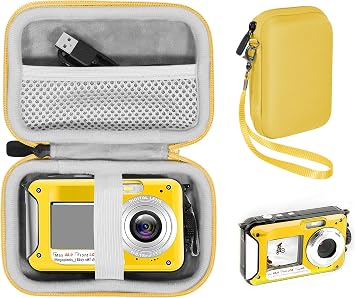 Case for Waterproof Camera Compatible with Yifecial, Kaisoon Tech, Heegomn, Vmotal, S & P Safe and Perfect,Kid Underwater Camera