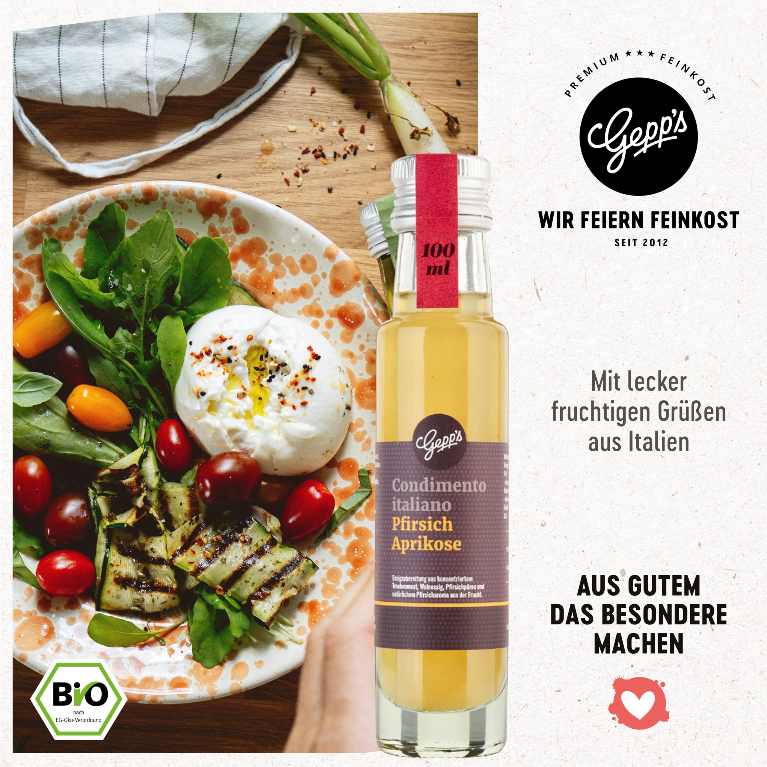 Gepp's Delicatessen Gift Basket with Many Delicacies and Tea Towel, Gift Set with Gourmet Pesto, Pasta Spice, Bread Baking Mix, Organic Olive Oil & Herb Salt, Gift Basket - 5
