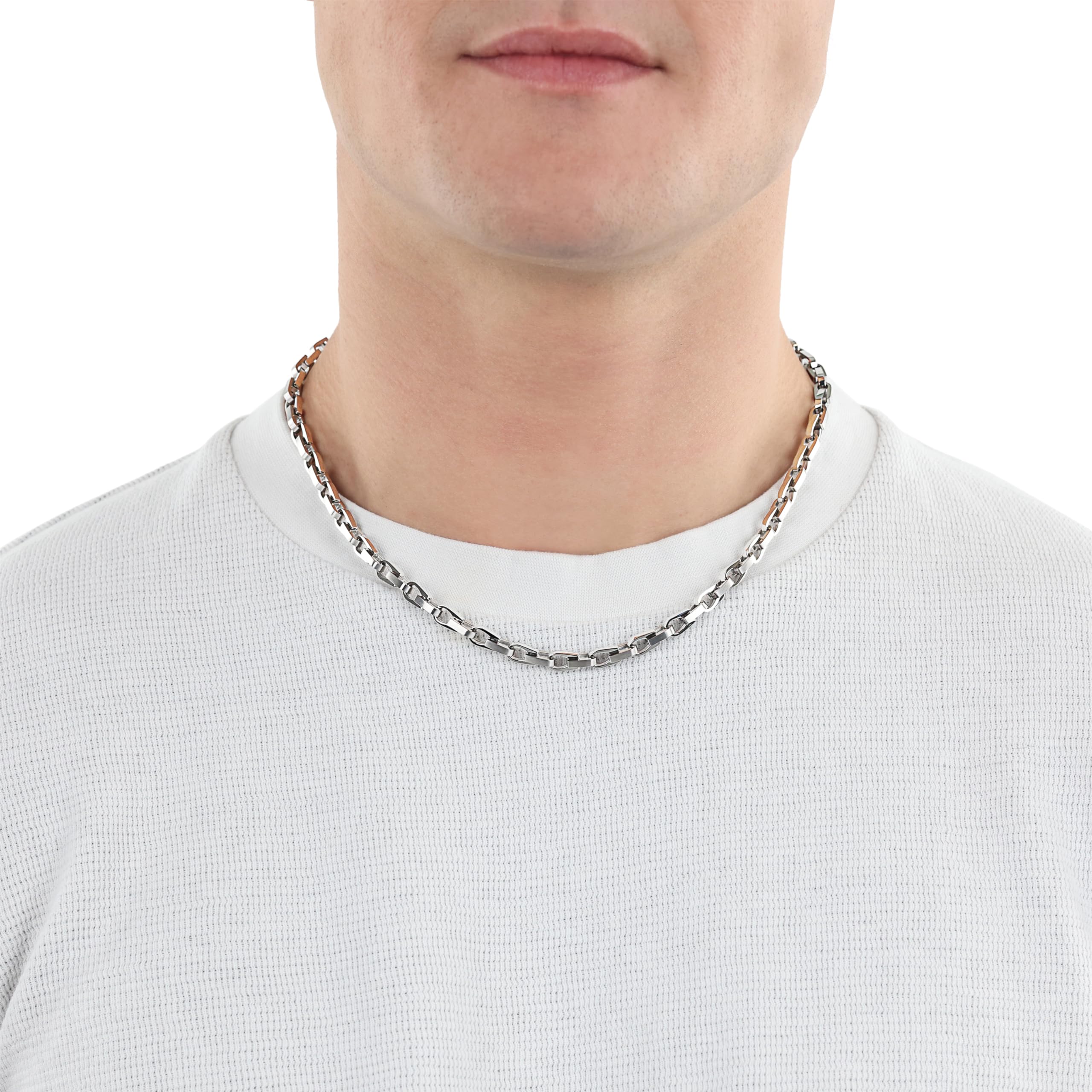 s.Oliver Herren Schmuck – Bolde Halskette & Armband aus Edelstahl – Klassisch, Markant und Maskulin – Perfekte Geschenkidee