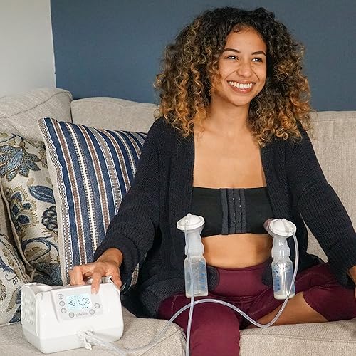 Miniatura 9 de Dr. Brown's Extractor de leche materna eléctrico doble de flujo personalizado Set de regalo de extractor de,Set de regalo de extractor de leche