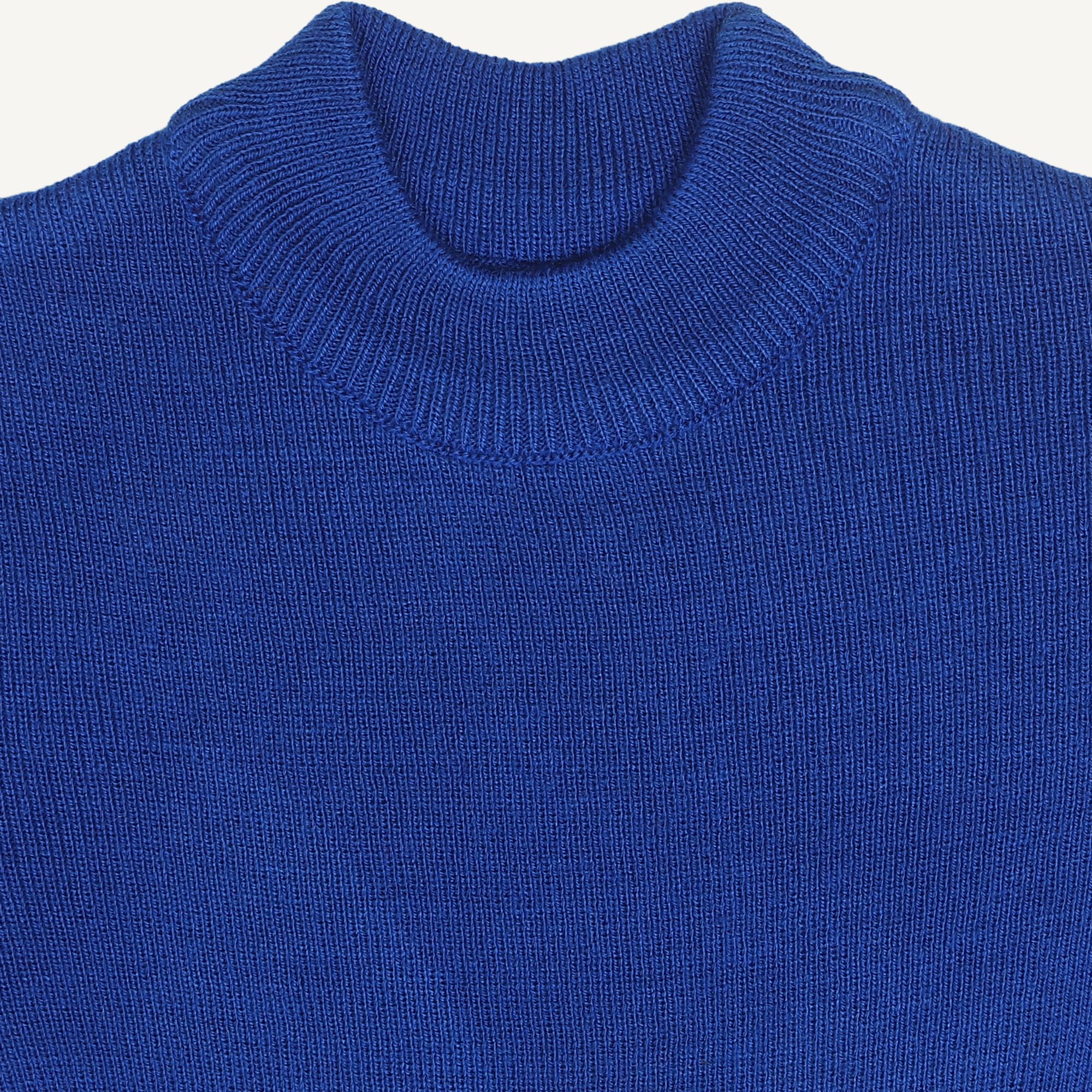 KNITCO Boy's Acrylic Round Neck Sweater (T/N Plain skivi_Royal Blue_8 Years-9 Years) - Image 5 thumbnail