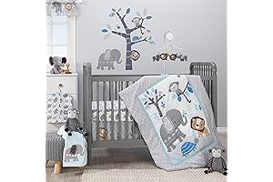 Bedtime Originals Jungle Fun Crib Bedding Set: Adventure Awaits