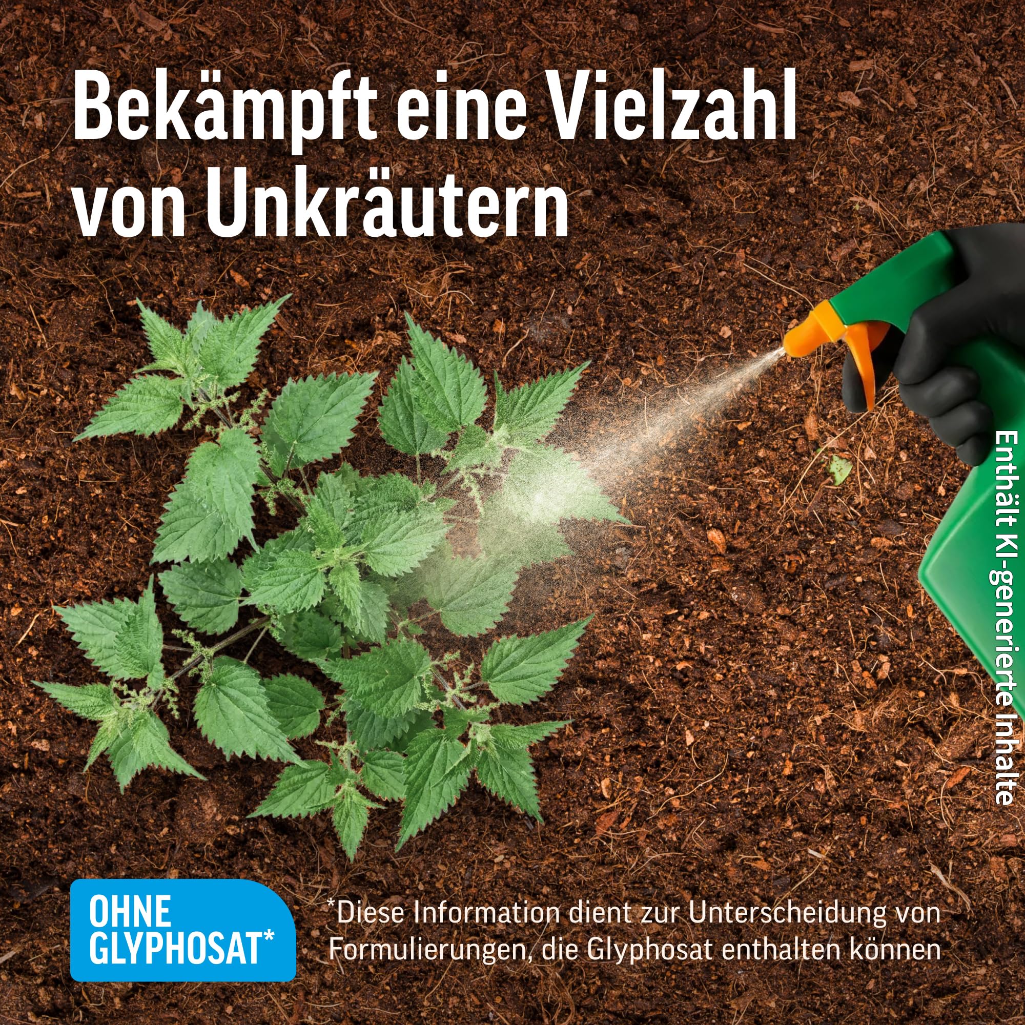 Roundup Unkrautfrei Total Konzentrat 500ml Herbizid für Gartenflächen