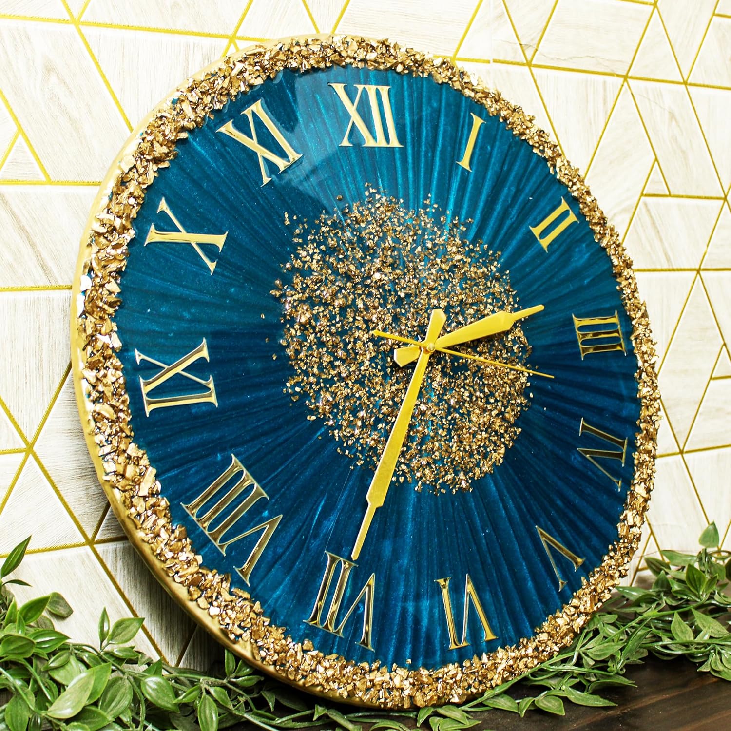 Buy Rezica™ Luxury Premium Wall Clock Seagreen Spectacle Multicolor