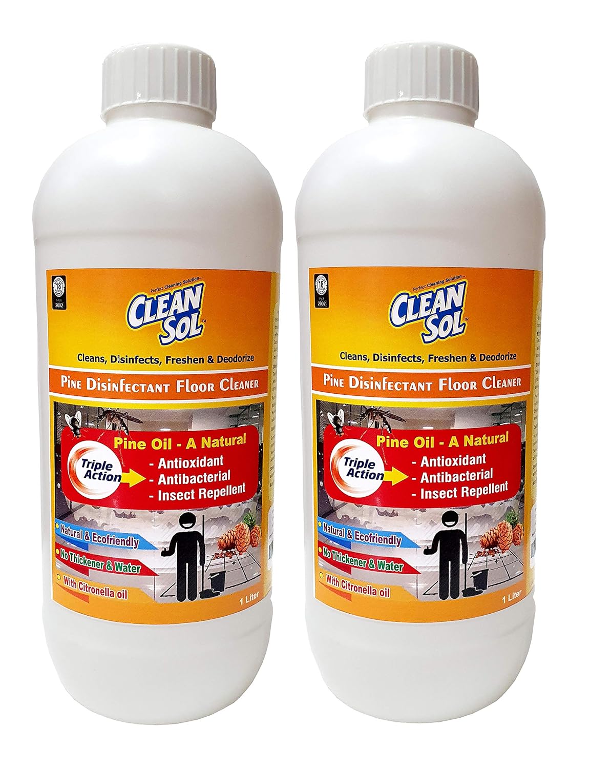 Cleansol White Phenyl Concentrate Pine oil Based 2 Ltr (Make 2030 Ltr