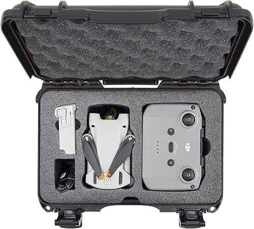 Miniatura 5 de Nanuk 909 - Funda rígida impermeable con inserto de espuma para DJI Mini 3 Pro y control remoto RC-N1, color negro