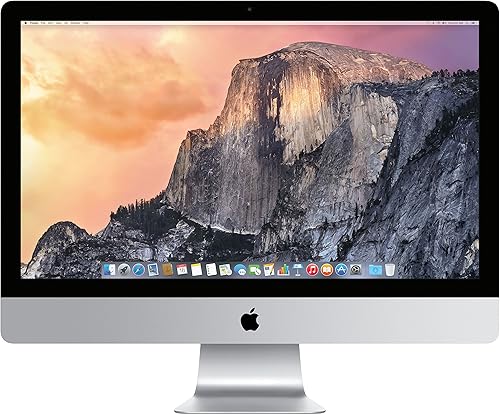 Apple iMac MF885LLA Escritorio de 27 pulgadas (procesador de cuatro núcleos de 3.3 GHz, disco duro de 1 TB, DDR3L de 8 GB) (renovado)