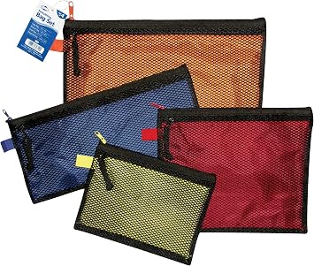 Alvin, EB4, Everything Bag Set, Mesh Pouches - 4 Pieces, Assorted Sizes