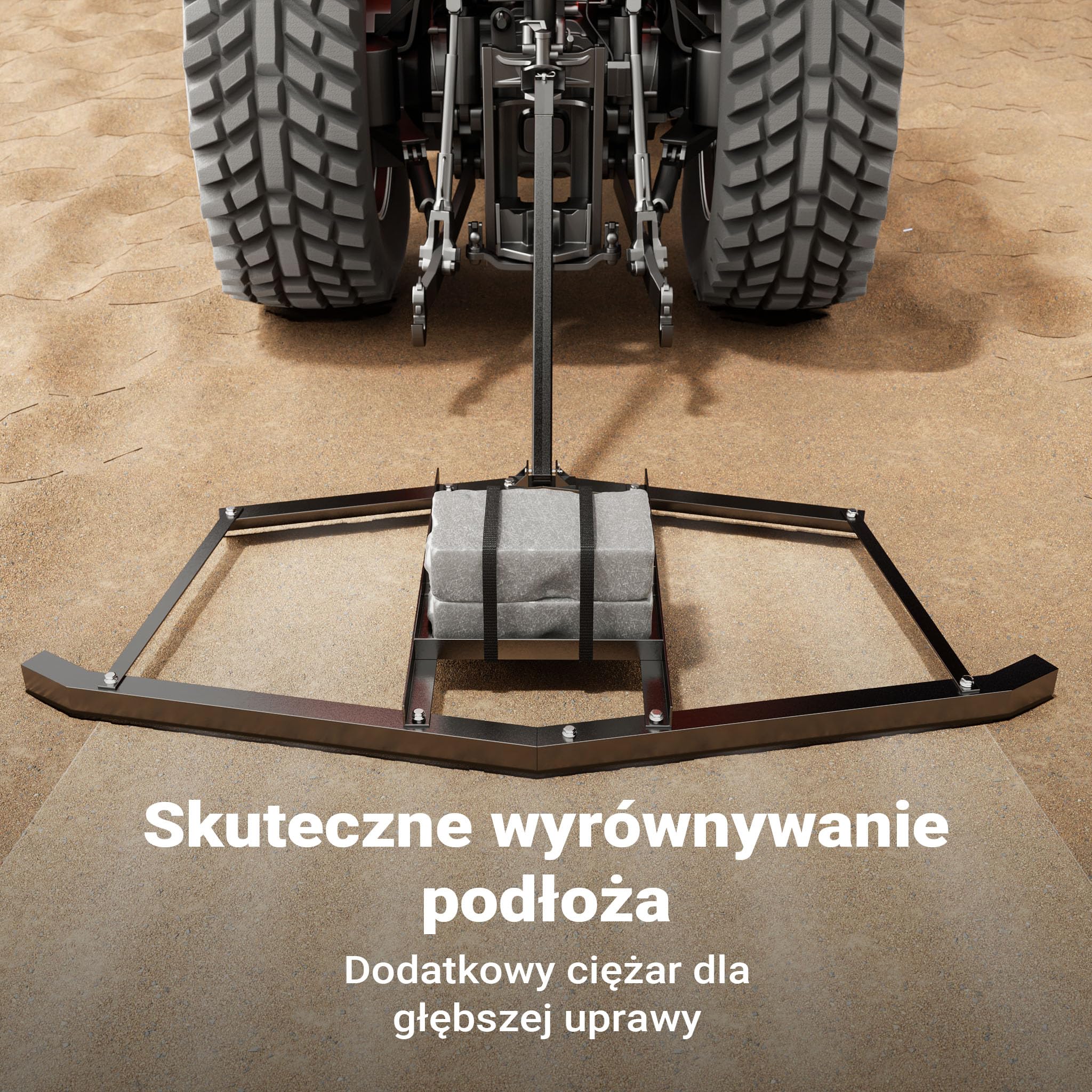 Wiltec Brona 172 x 90 cm do kosiarek i ATV, brona łąkowa ciągniona 66" do uprawy i wyrównywania gleby