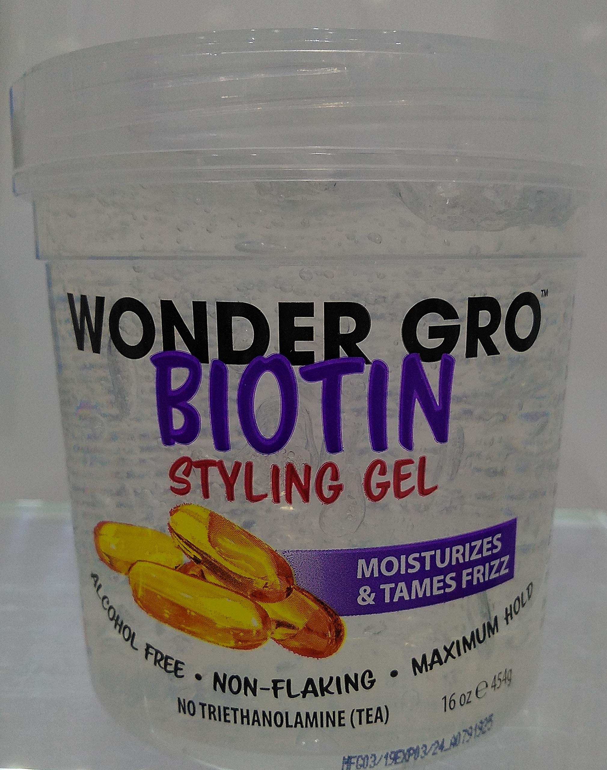 Wonder Grobiotin styling gel 454 gm