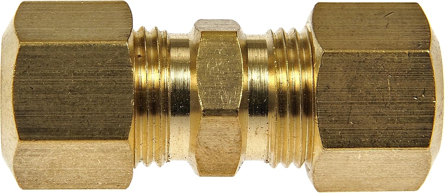 Dorman 800-142 Fuel Line Compression Union - 5/16 In. Steel Line, 3 Pack Universal Fit