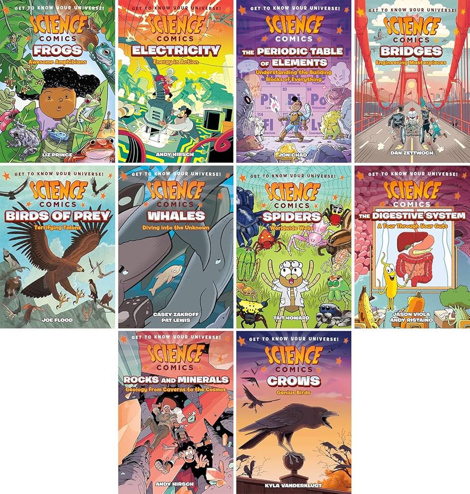 Science Comics 全巻セット Science Comics: Get to Know Your Universe! 10-Book Collection