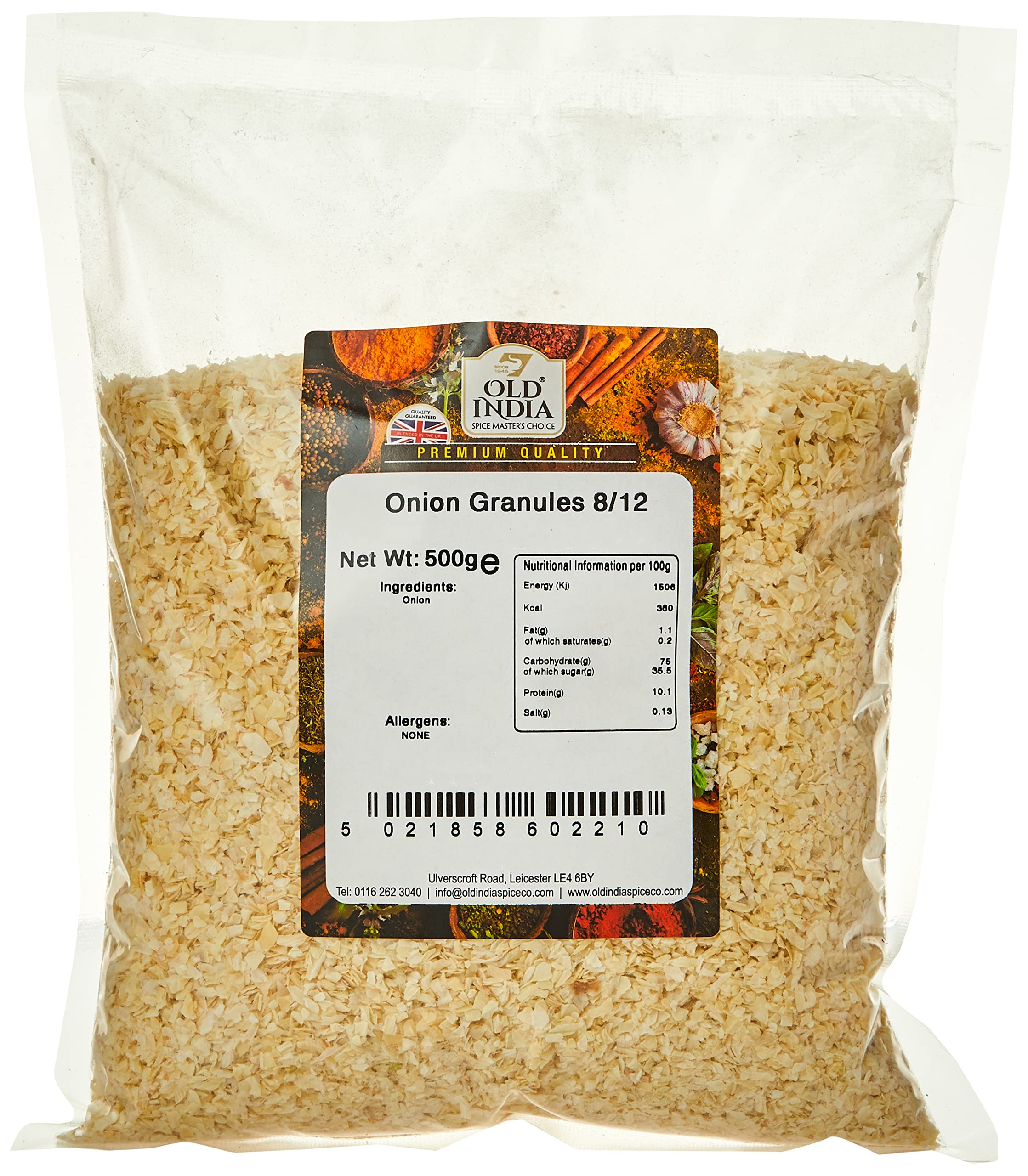 Old India Onion Granules 8/12 500g