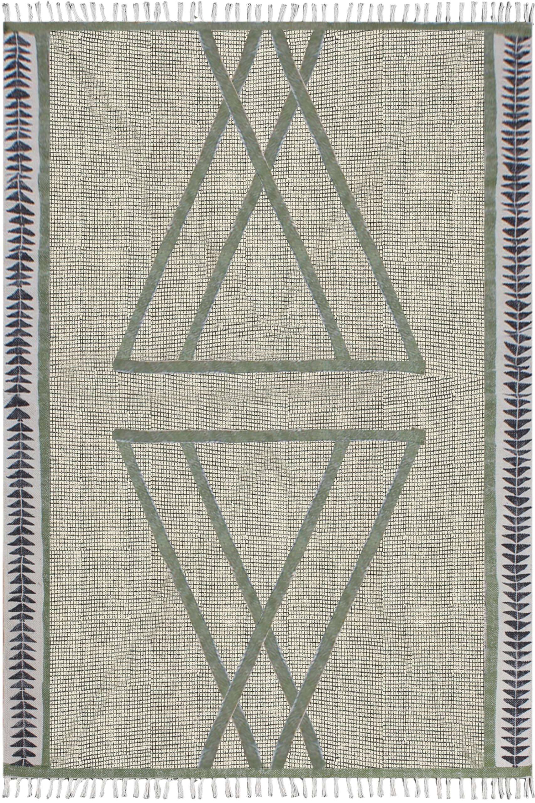 Kilim rug tapis carrés en coton lavable pour petite chambre et table