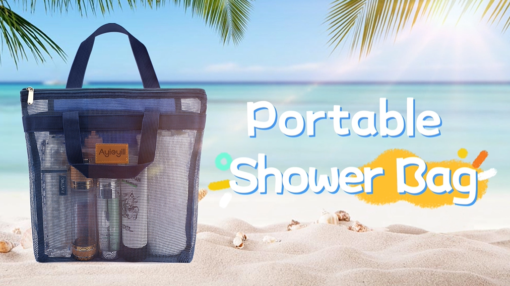 Ayieyill Panier De Douche Portable En Maille - Séchage Rapide