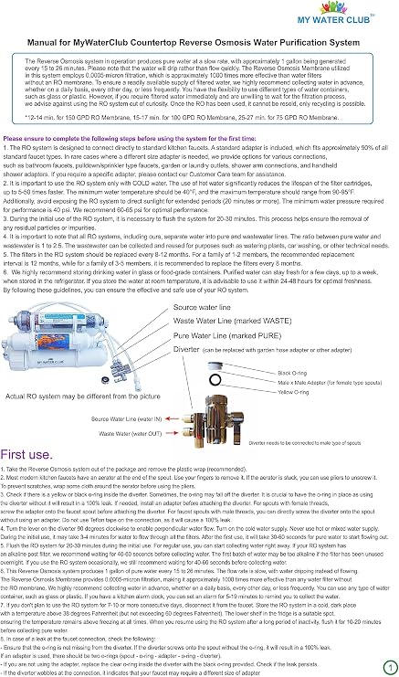 Alkaline (Raise pH Level) 5-Stage Countertop Reverse Osmosis Revolution Water Filter Purification System, 75 GPD Membrane