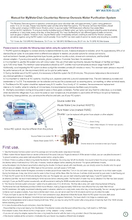 Alkaline (Raise pH Level) 5-Stage Countertop Reverse Osmosis Water Purification System, 75 GPD Membrane