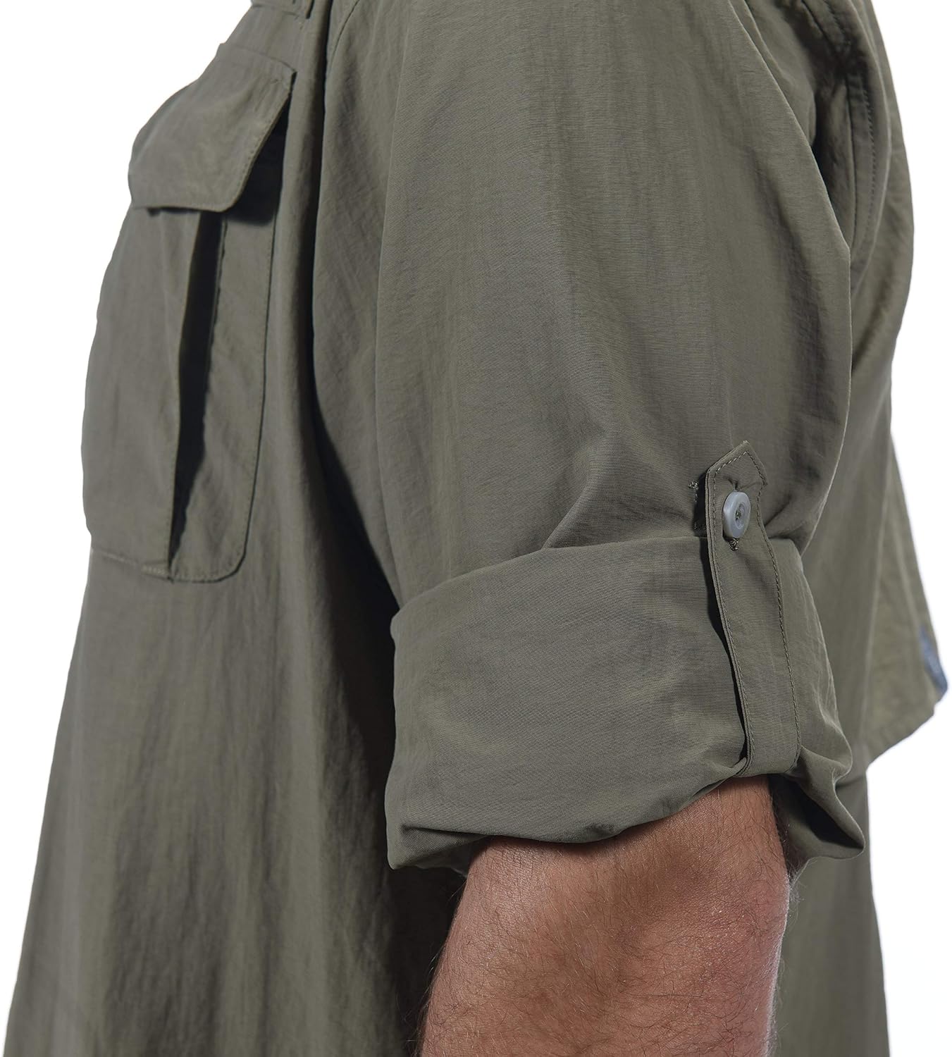 Little Donkey Andy Men's UPF 50+ UV Protection Shirt, Long Sleeve Fishing Shirt, Breathable and Fast Dry