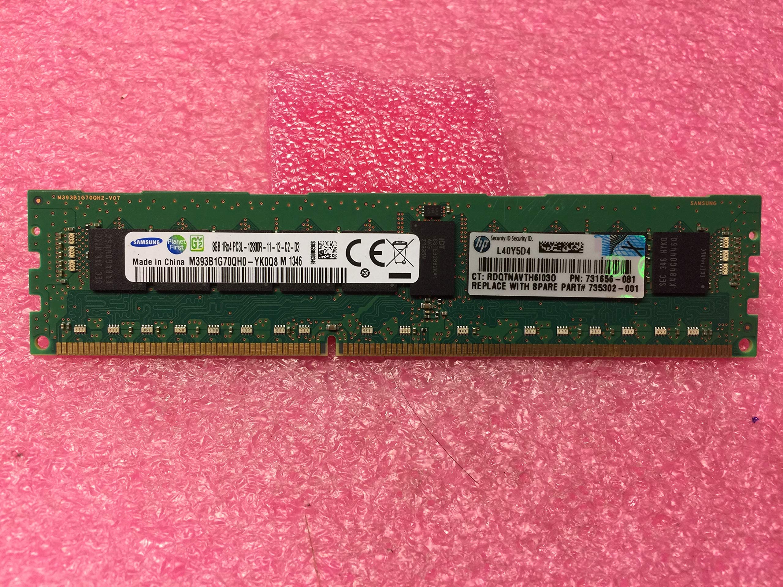 Amazon | HP 8 GB pc3 – 12800 ddr3 – 1600 1rx4 1.35 V ECC 