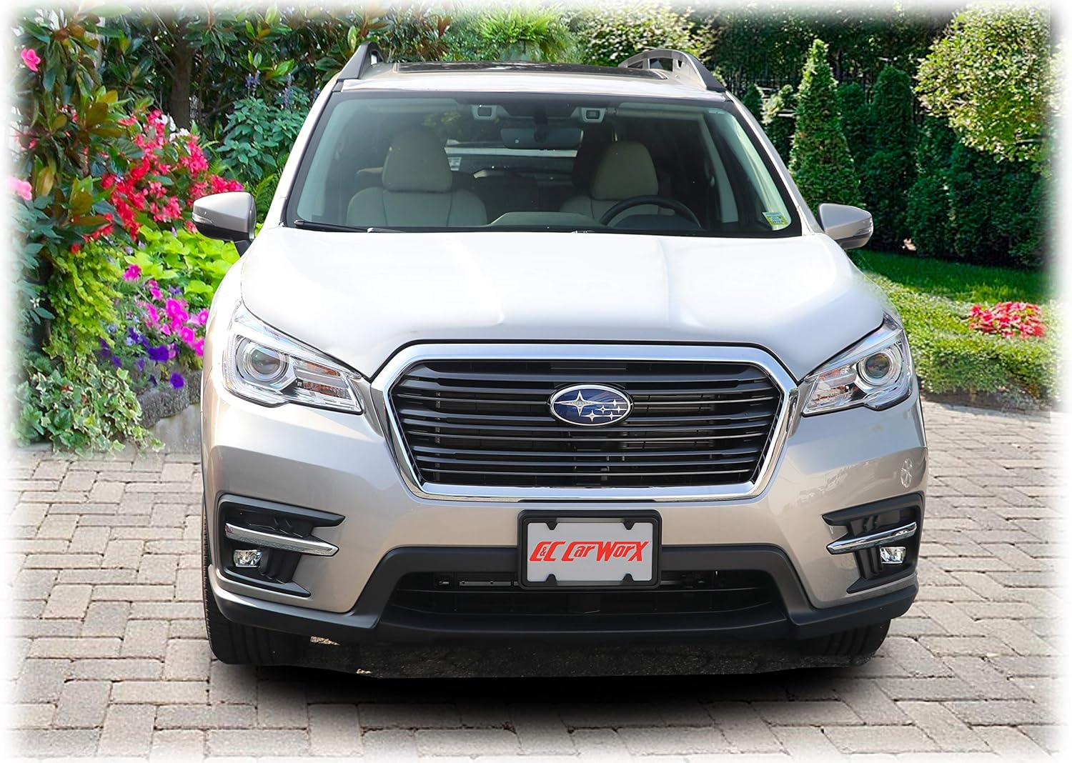 C&C CarWorx Front License Plate Bracket Mount Compatible with 2019-2020-2021-2022 Subaru Ascent