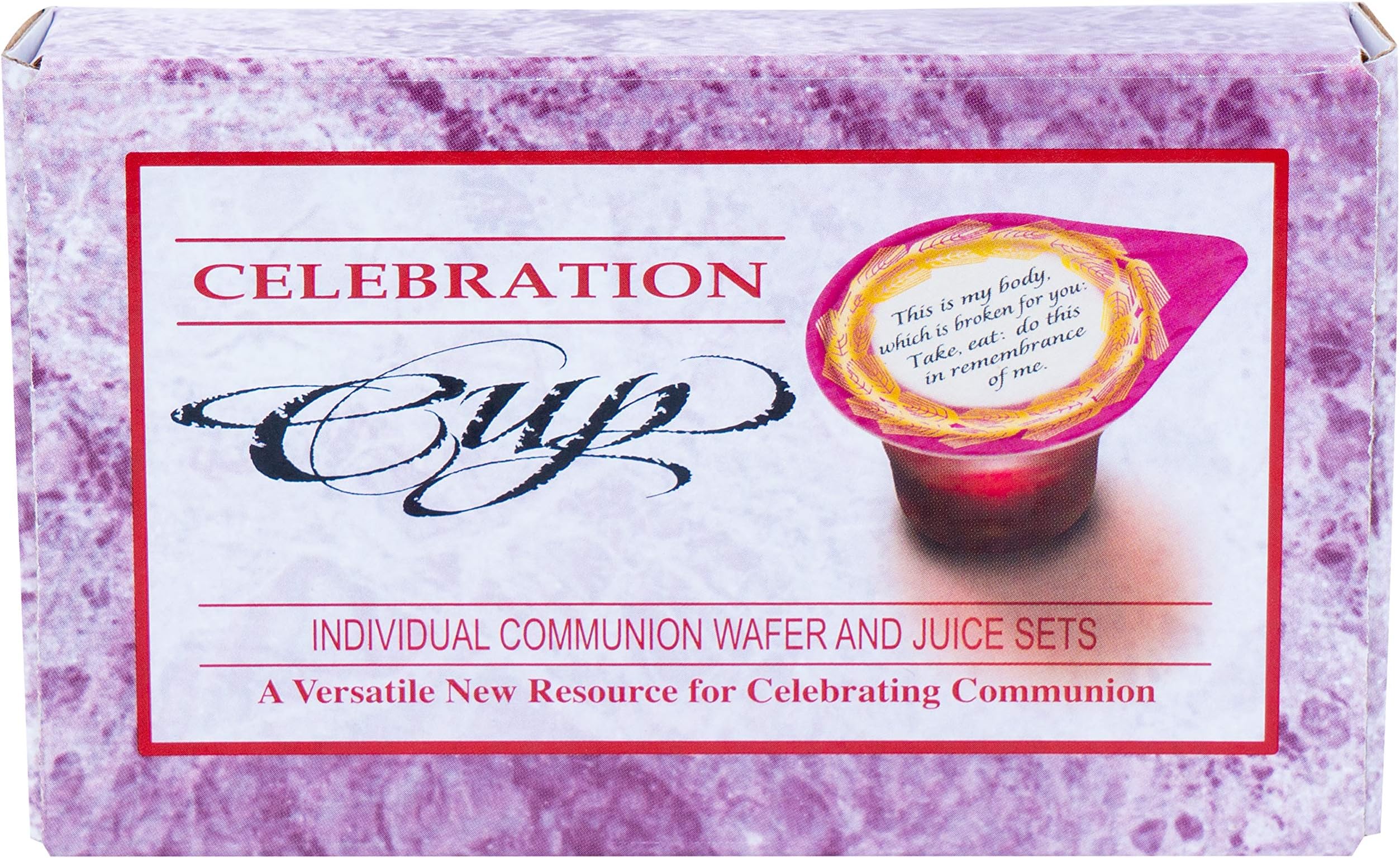 Celebration Cup 3 Prefilled Communion Cups - Visitation Pack