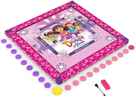 Zitto Dora and Friends Kids Carrom Board (20x20 inch, Multi Color)