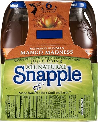 Snapple All Natural Mango Madness - 6 CT