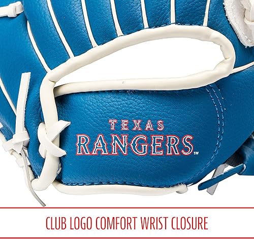 Vista 160 de Franklin Sports MLB Youth Teeball Glove and Ball Set - Kids Baseball and Teeball - Perfect First Kids Glove - 9.5" Naranja/Negro